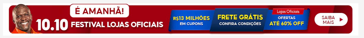 10.10 Festival Lojas Oficiais - R$13 milhões em cupons, frete grátis e ofertas até 90% off